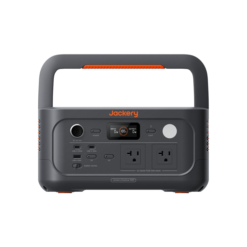 Jackery Explorer 500 v2 Portable Power Station - 512Wh Capacity | 500W AC/1000W Peak