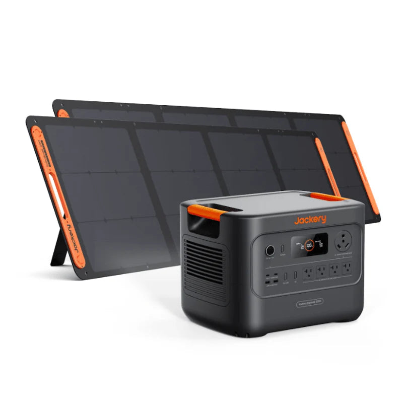 Jackery HomePower 3000 | 3,072Wh LiFePO4 Solar Generator | 3,600W Output + 2*200W Solar Panel