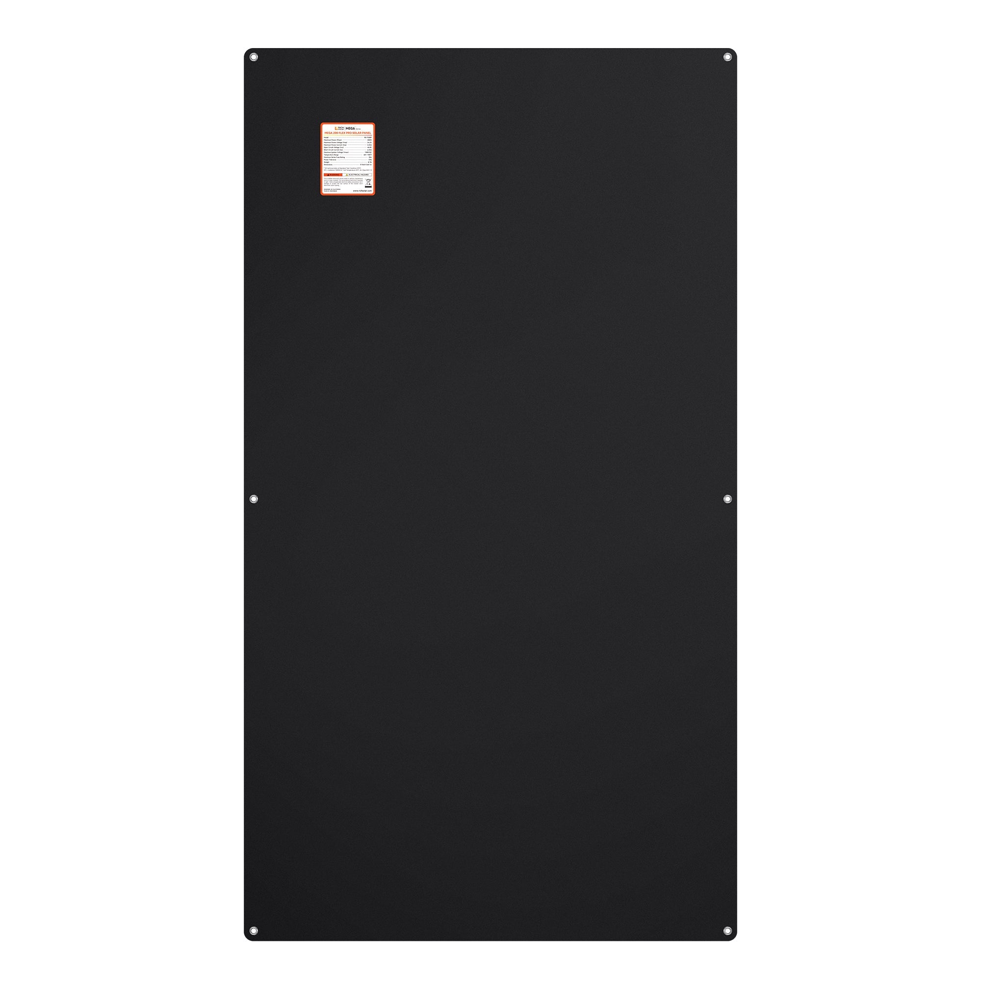 Rich Solar MEGA 200 PRO FLEX | 200W 24V Flexible Solar Panel | 360° Bendable, IP68 Waterproof, for RV Roofs, Marine, Off-Grid, and Overland Systems