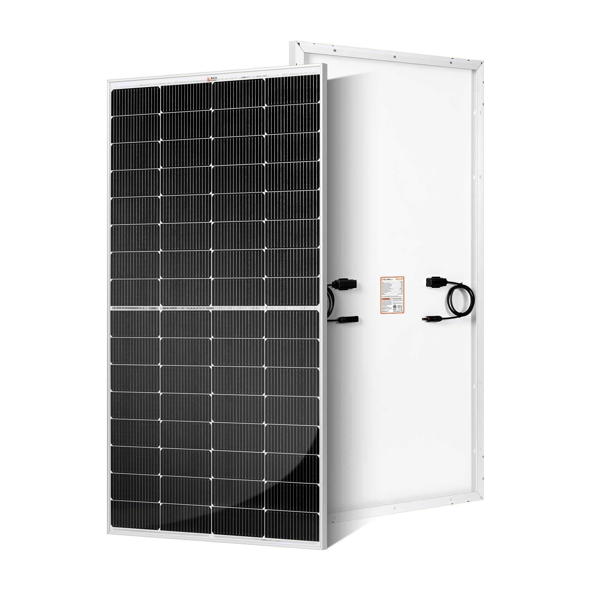 Rich Solar MEGA 220 | 220 Watt Solar Panel | Premium 12V Off-Grid Solar Panel for RVs, Cabins, Boats | 25-Year Output Warranty