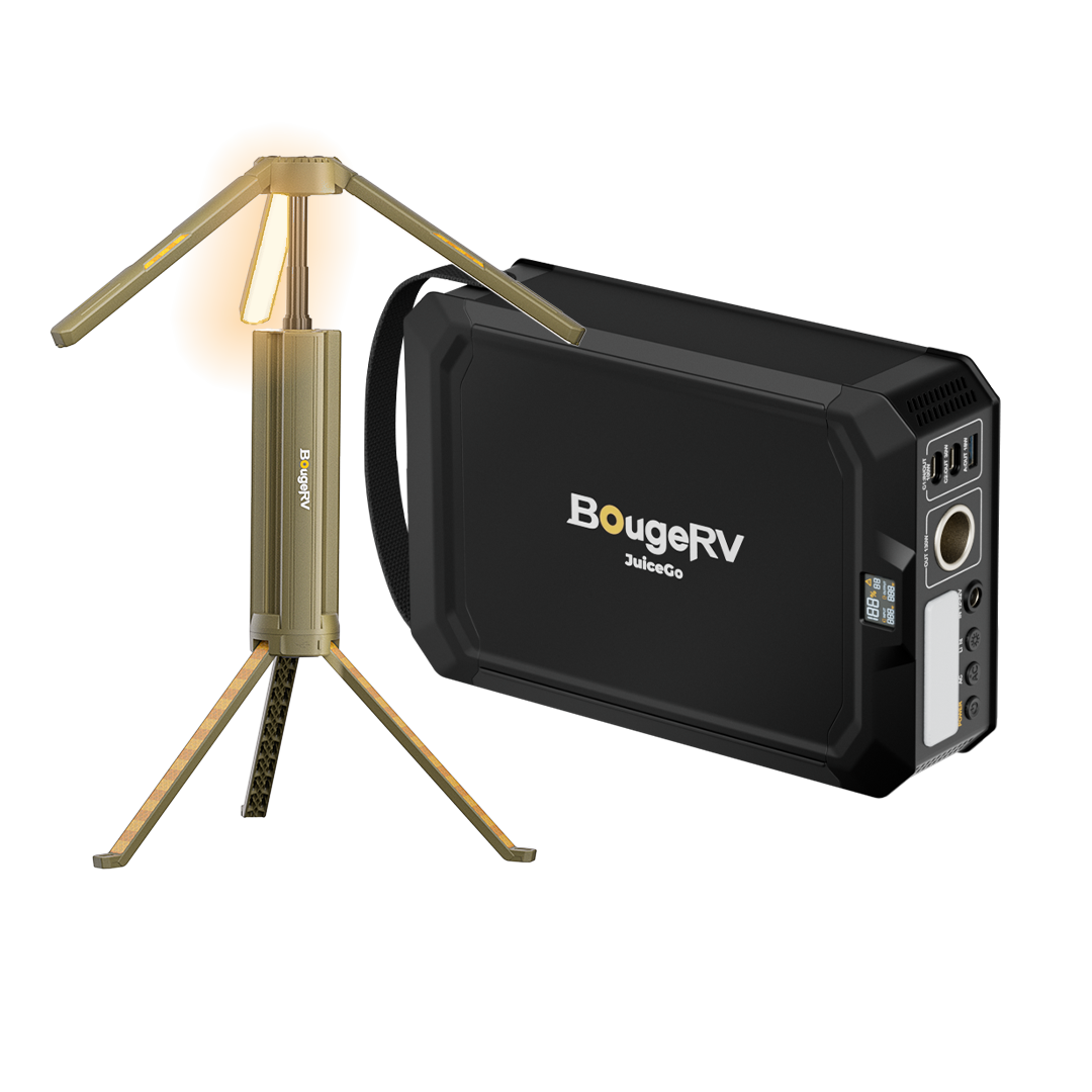 BougeRV Outdoor Portable Telescopic Camping Lantern