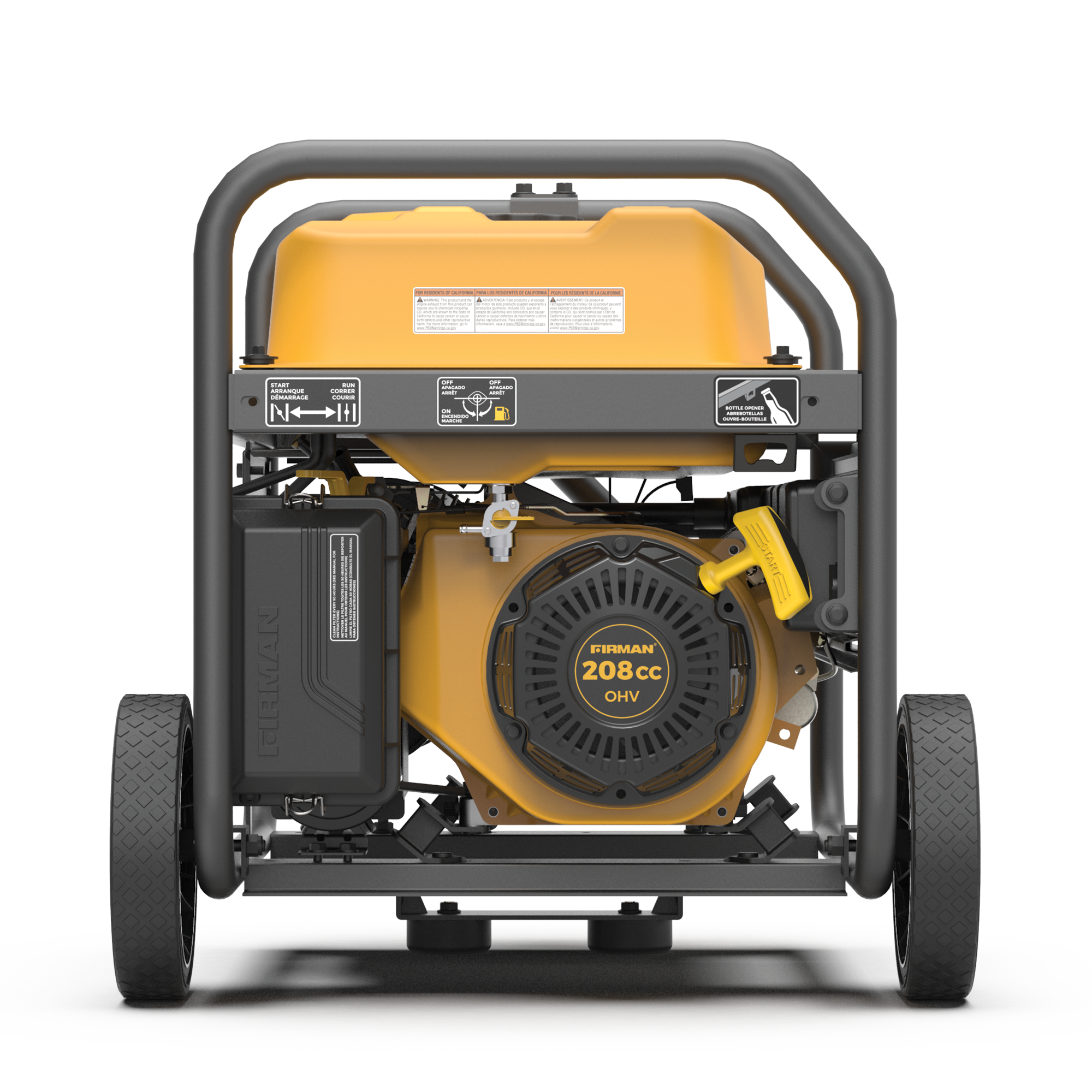 Gas Portable Generator 4450/3550W Recoil Start 120V