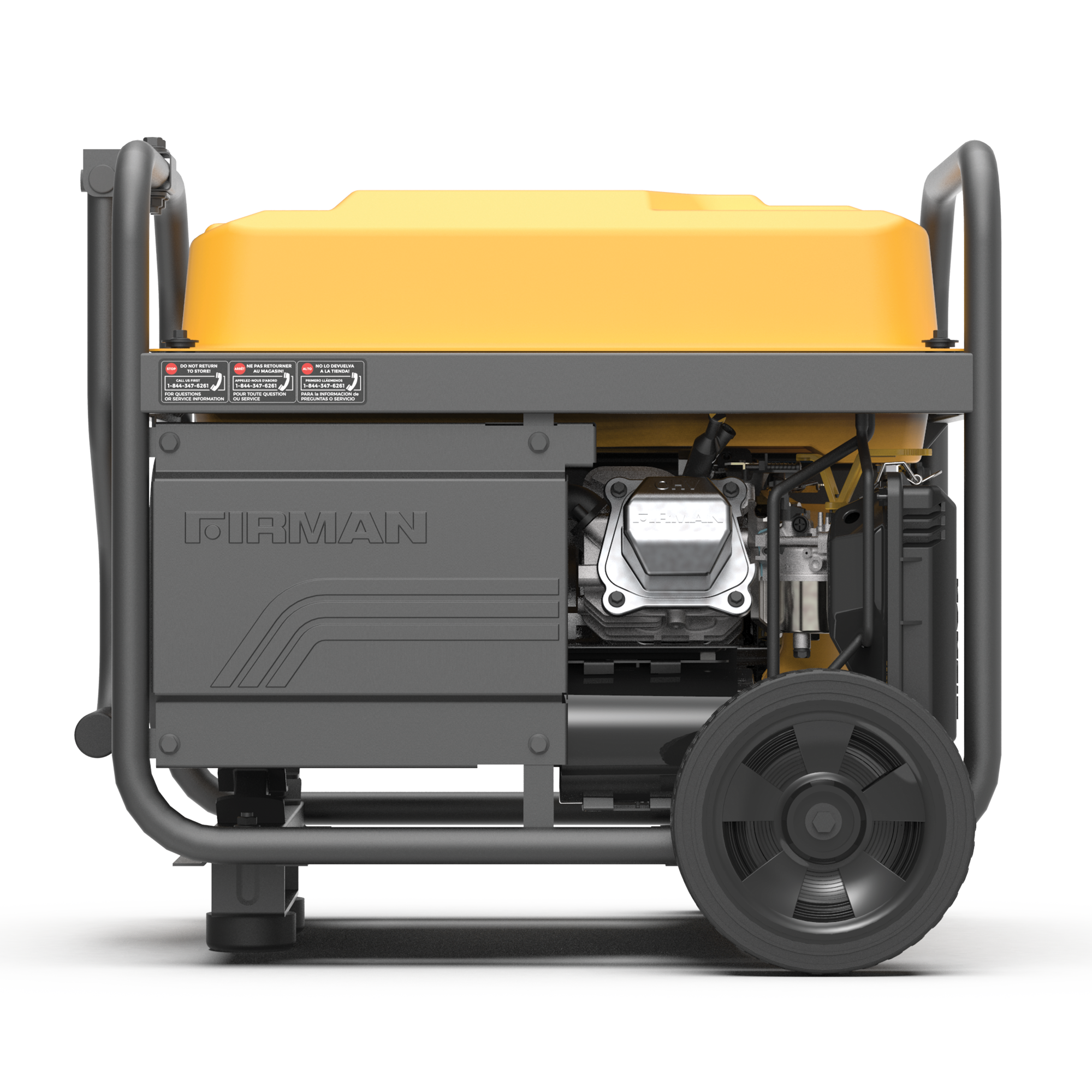 Gas Portable Generator 4450/3550W Recoil Start 120V