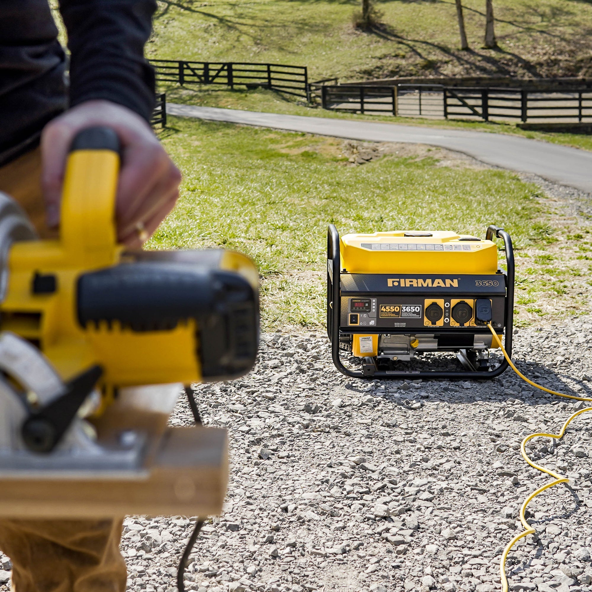 Gas Portable Generator 4550W Recoil Start