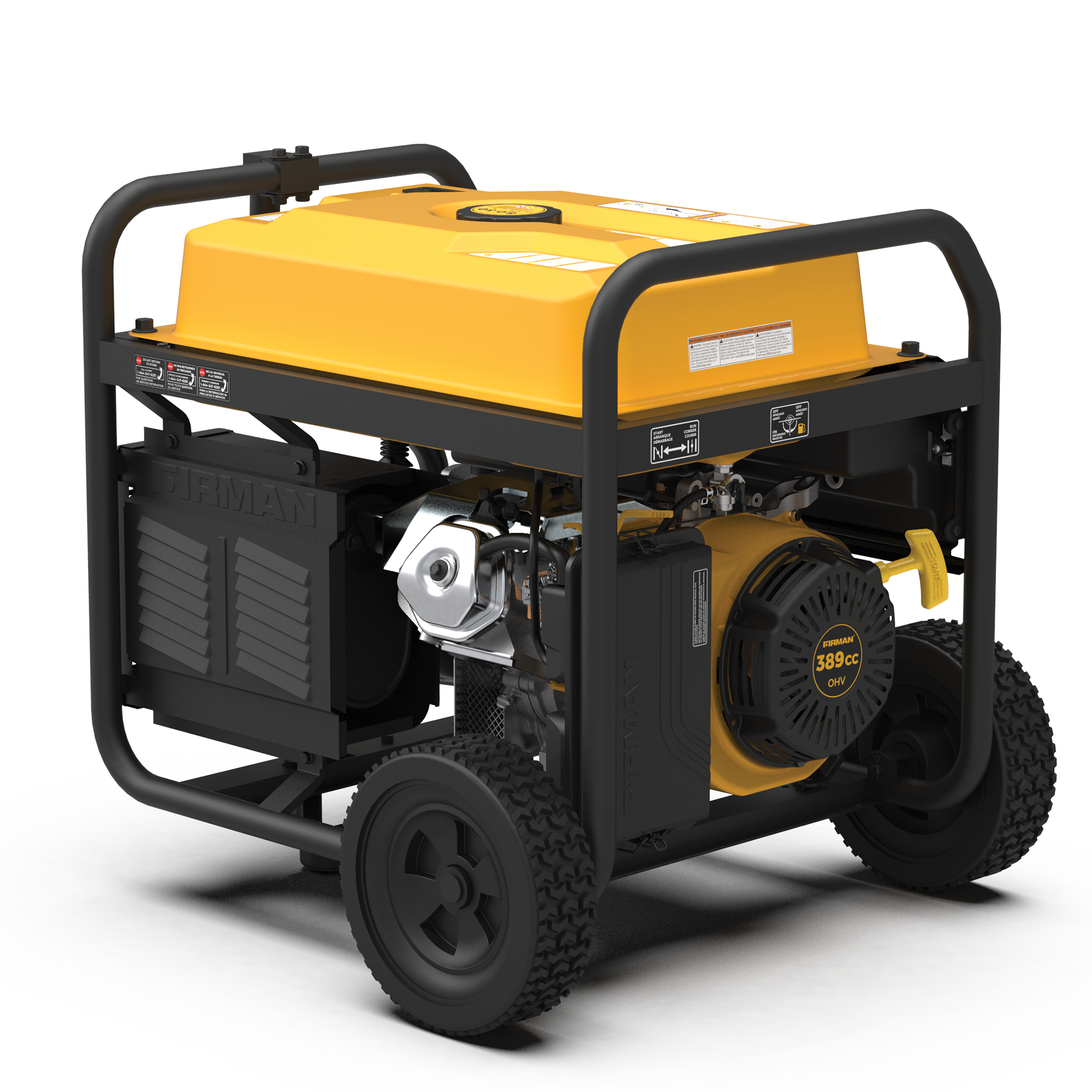 Gas Portable Generator 8350/6700W Recoil Start 120/240V