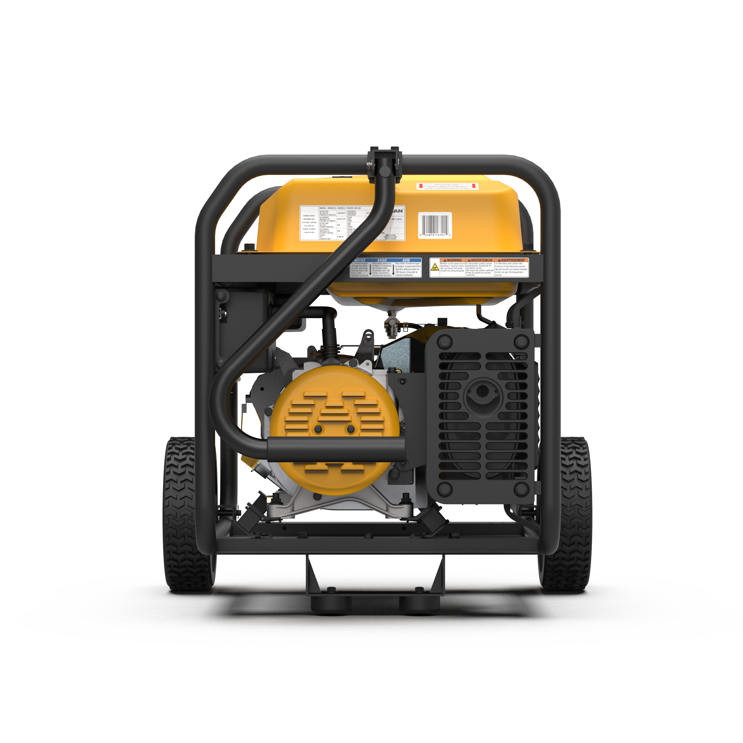 Gas Portable Generator 8350/6700W Recoil Start 120/240V