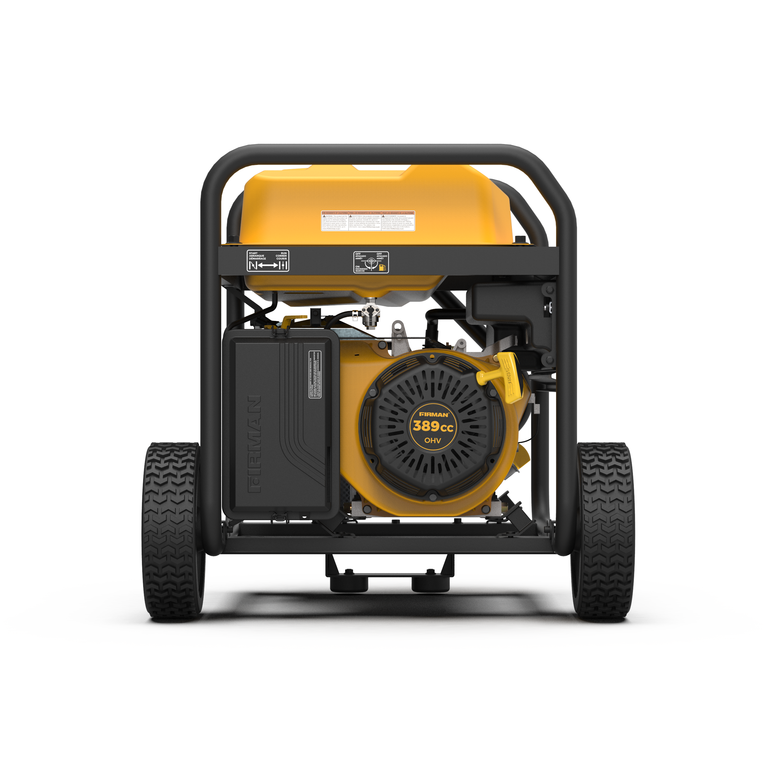 Gas Portable Generator 8375/6700W Recoil Start 120/240V With CO Alert
