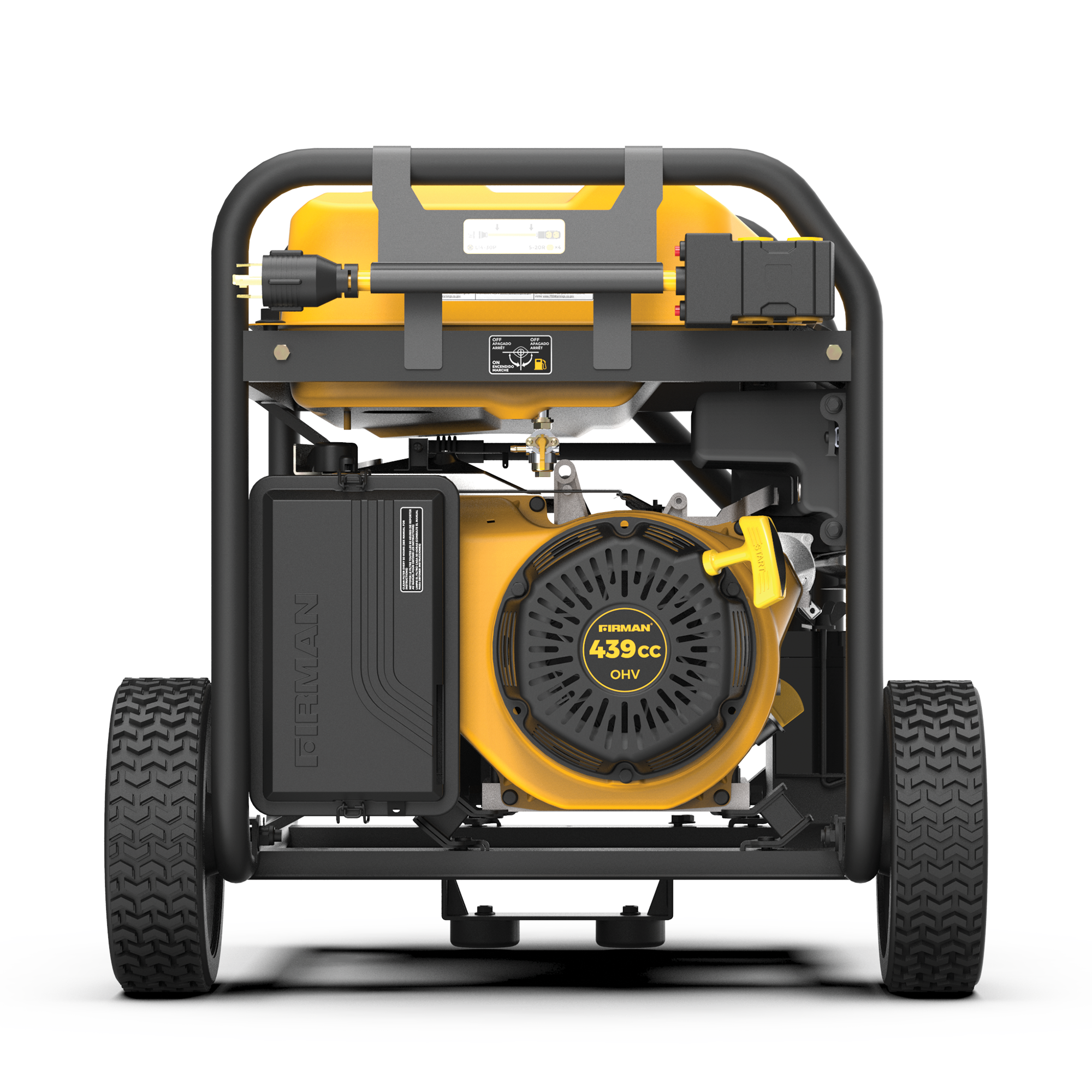 Gas Portable Generator 10000/8000W Remote Start 120/240V with CO alert