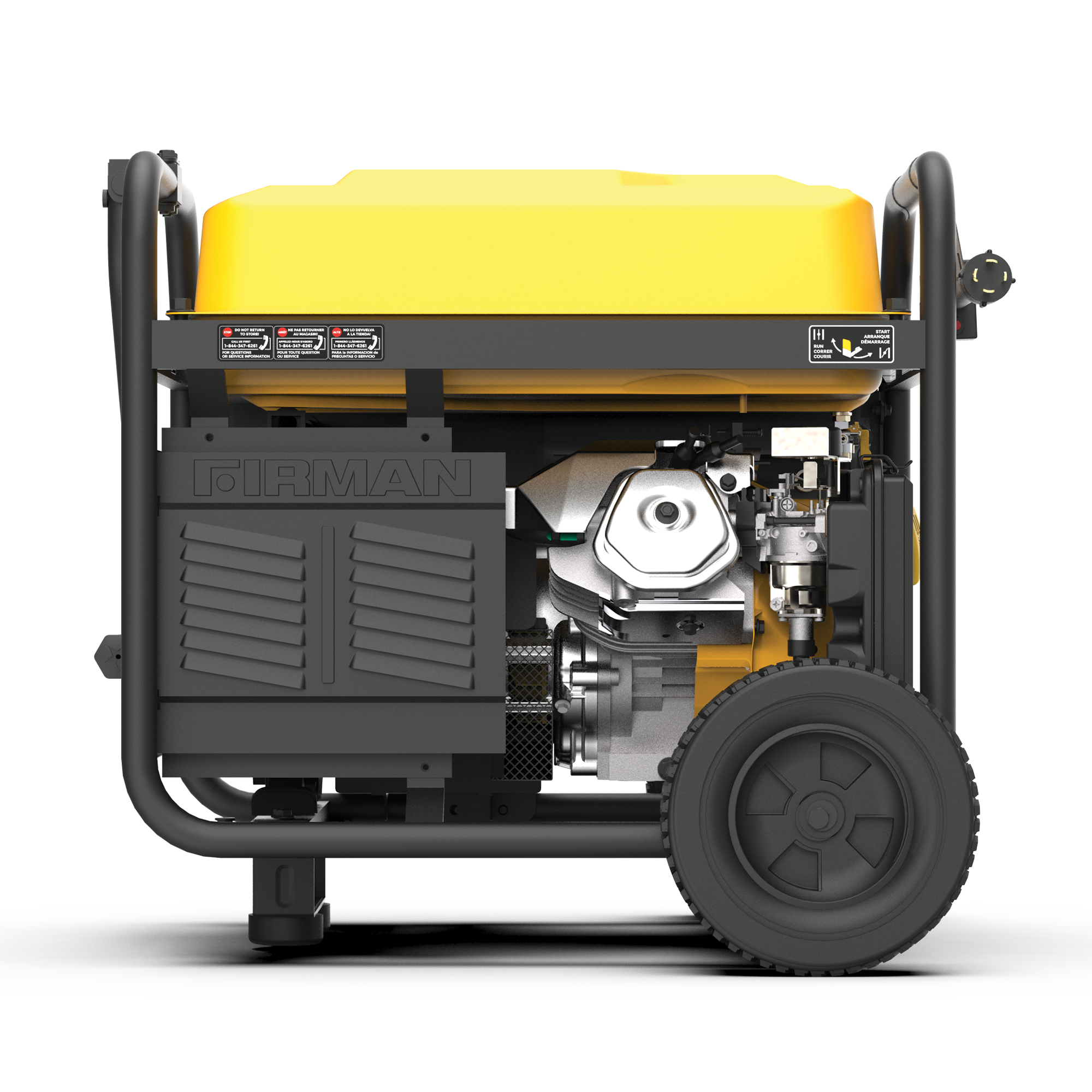Gas Portable Generator 10000/8000W Remote Start 120/240V with CO alert
