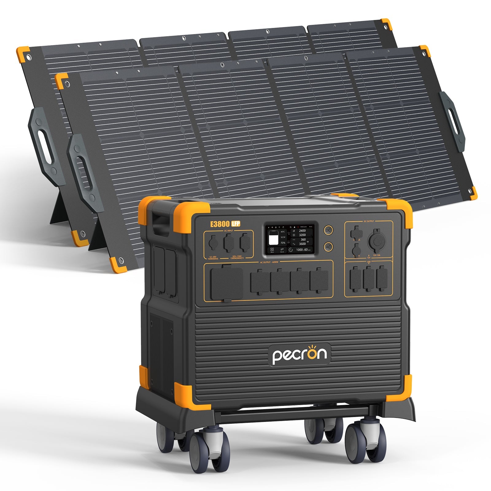 PECRON E3800LFP Portable Power Station 4200W 3840Wh