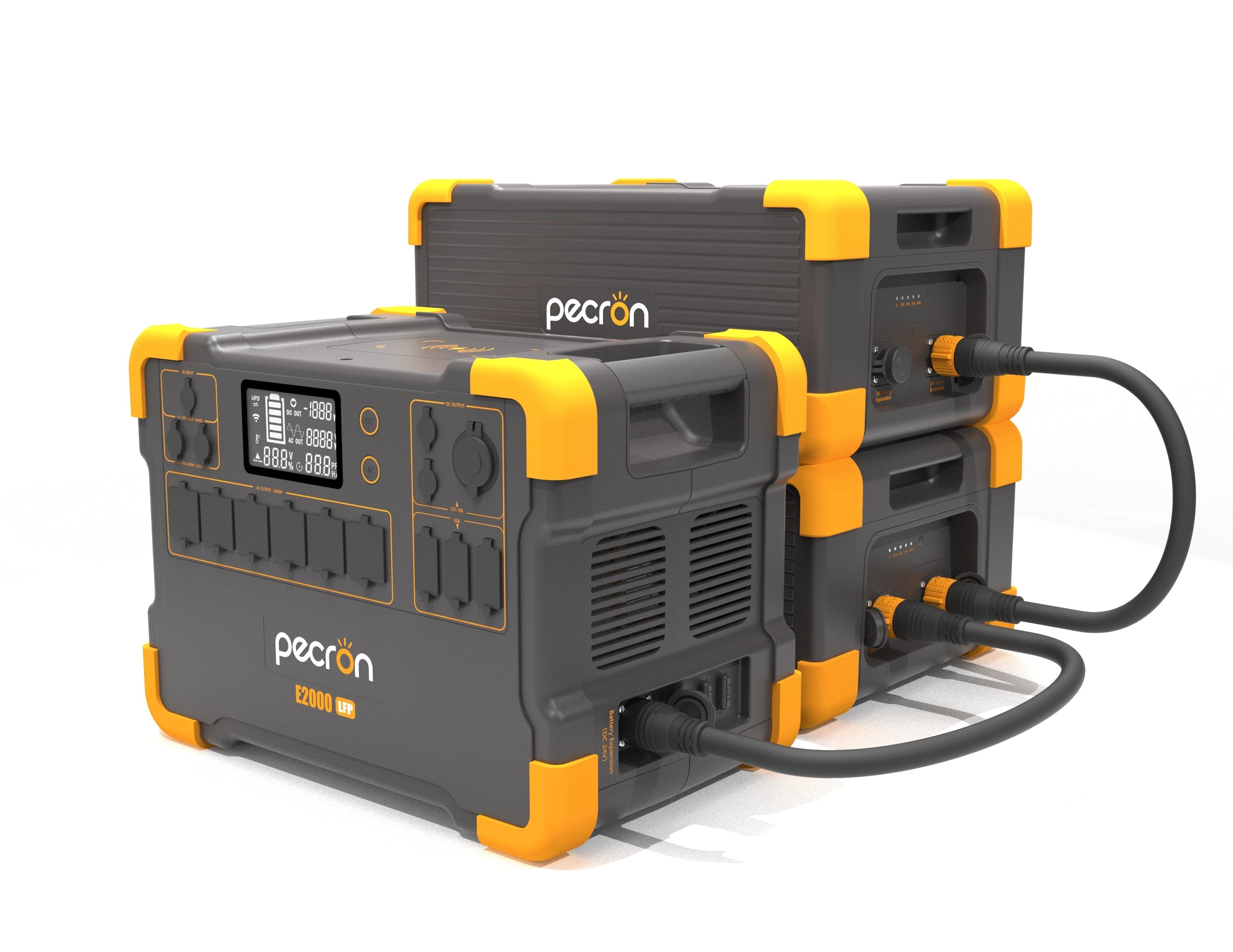 PECRON EB3000-24V  Expansion Battery 3072Wh for E2000LFP ONLY