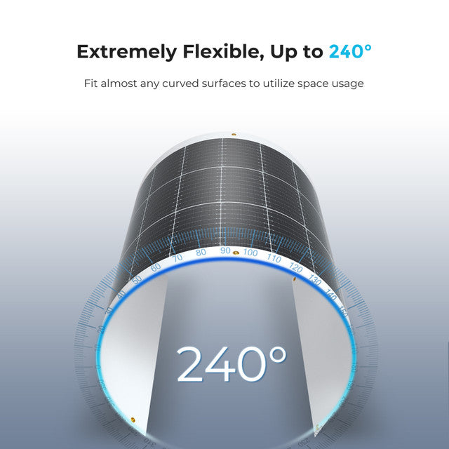 Renogy 100W 12V Lightweight Flexible Monocrystalline Solar Panel