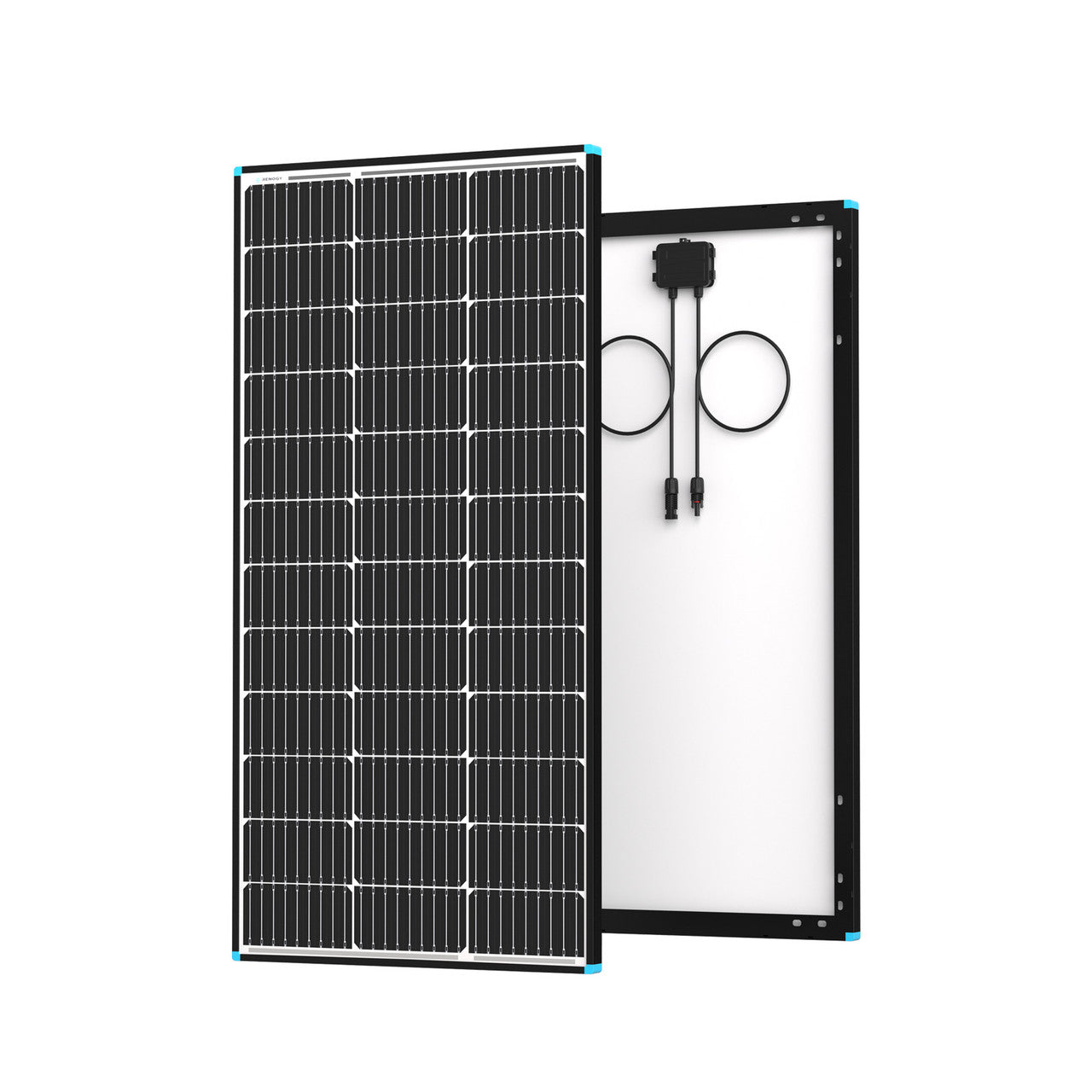 Renogy 100W 12V Monocrystalline Solar Panel Black Frame