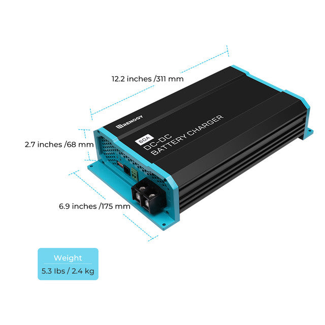 Renogy 12V 60A DC to DC On Board Battery Charger