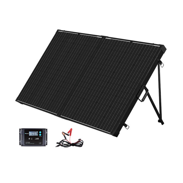 Renogy 200W 12V Monocrystalline Foldable Solar Suitcase w/ Waterproof Charge Controller