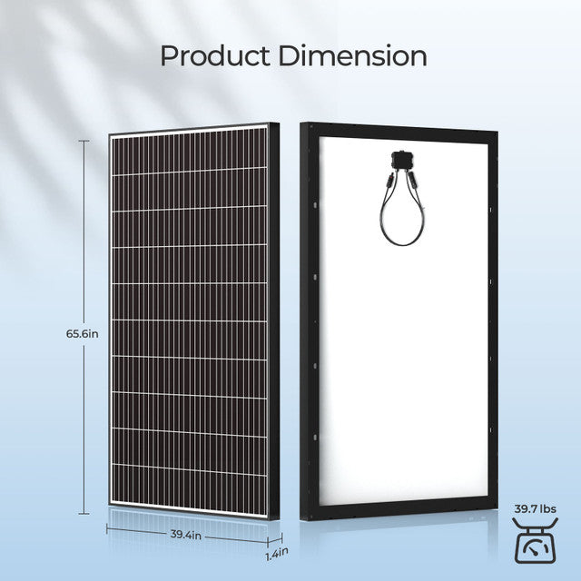 Renogy 320W 12V Monocrystalline Solar Panel 2 Pack