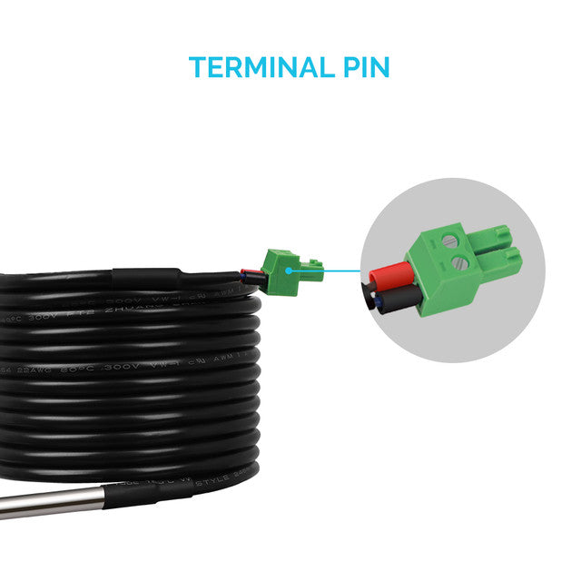Battery Temperature Sensor for Renogy Solar Charge Controllers