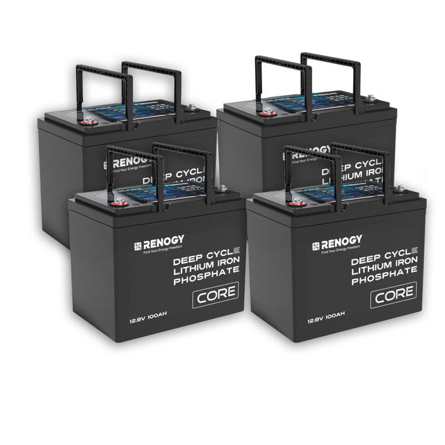 Renogy Core 12V 100Ah Deep Cycle Lithium Iron Phosphate Battery