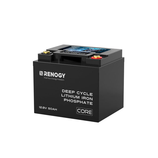 Renogy Core 12V 50Ah Deep Cycle Lithium Iron Phosphate Battery