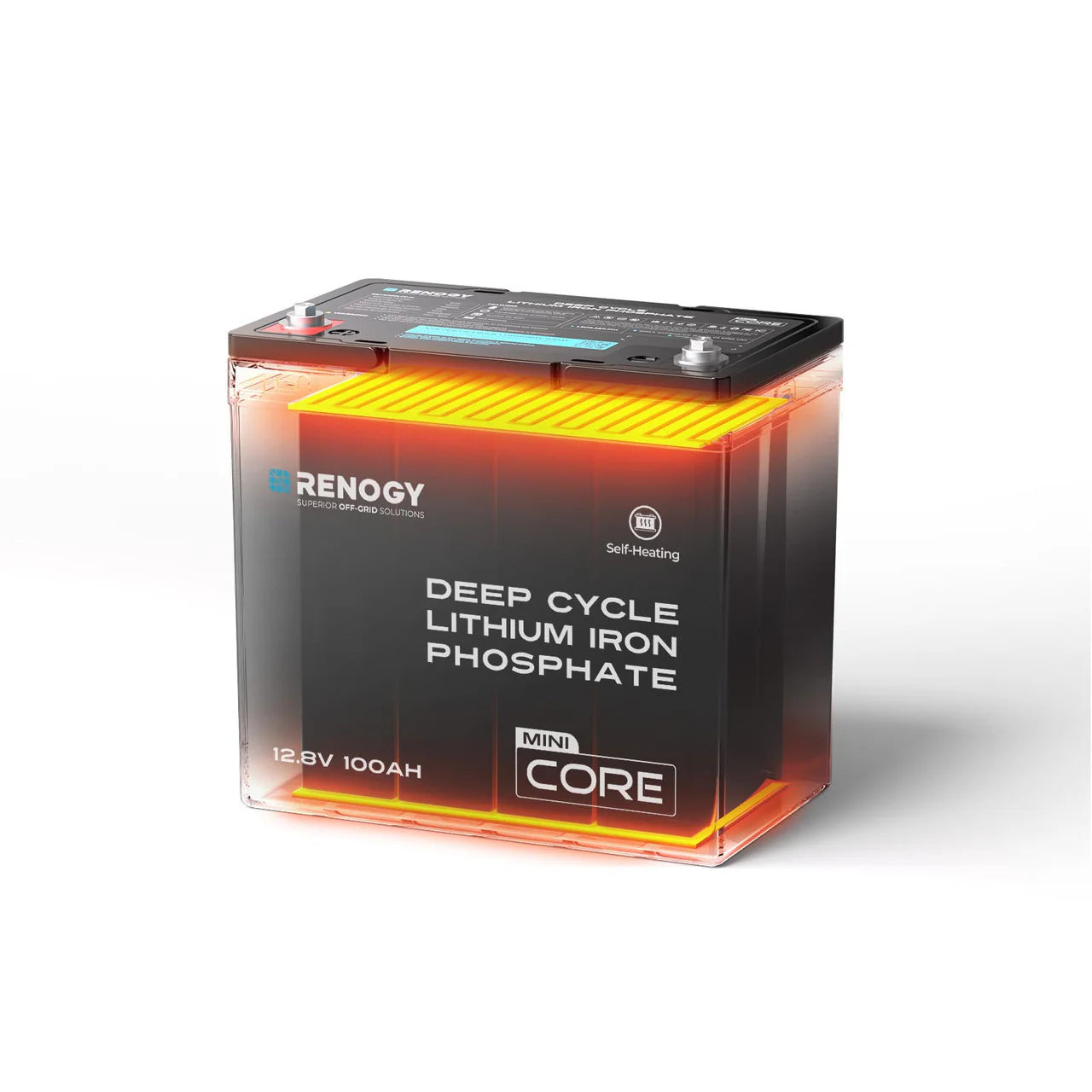 Renogy Core Mini 12V 100Ah DuoHeat Tech Lithium Iron Phosphate Battery