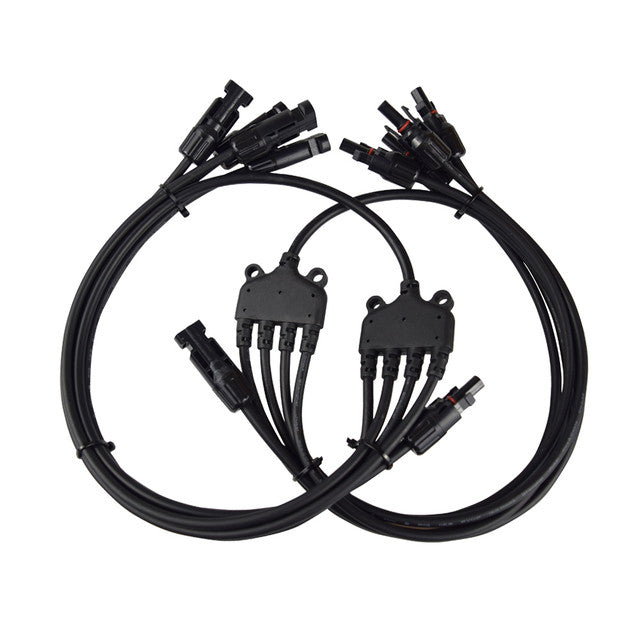 Renogy MC4 Solar Branch Connectors 4 to 1