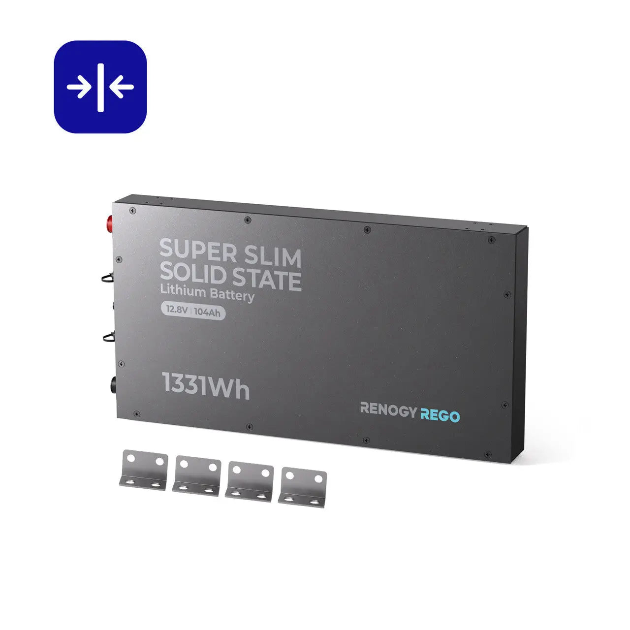 Renogy REGO 12V 104Ah Super Slim Lithium Iron Phosphate Battery