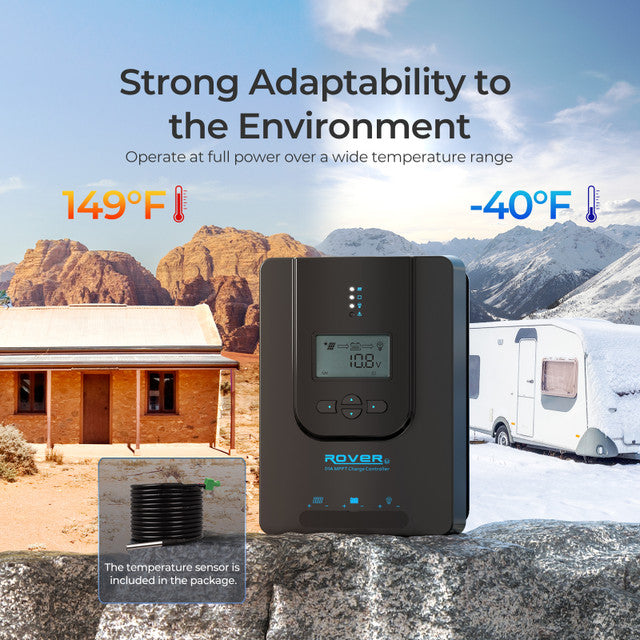 Renogy Rover Li 20 Amp MPPT Solar Charge Controller w/ Bluetooth