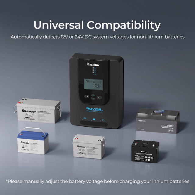 Renogy Rover Li 30A MPPT Solar Charge Controller w/ Bluetooth