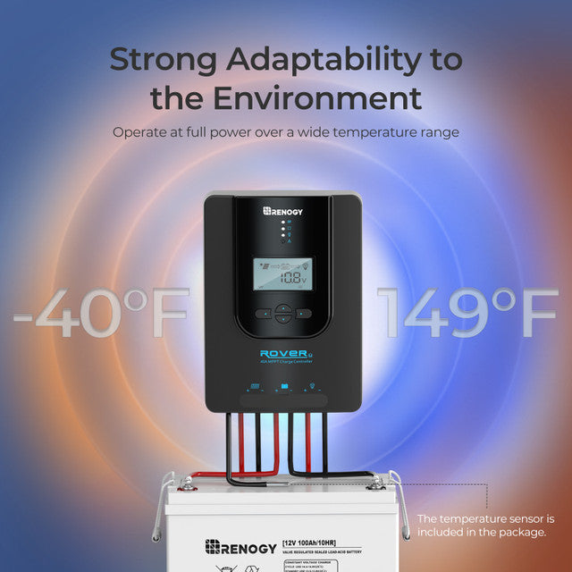 Renogy Rover Li 40A MPPT Solar Charge Controller w/ Bluetooth