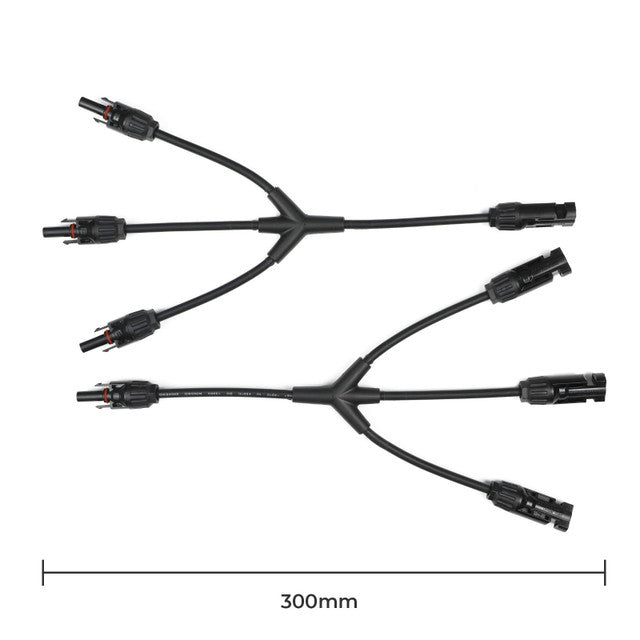Renogy Y Branch Parallel Adapters 3 to 1