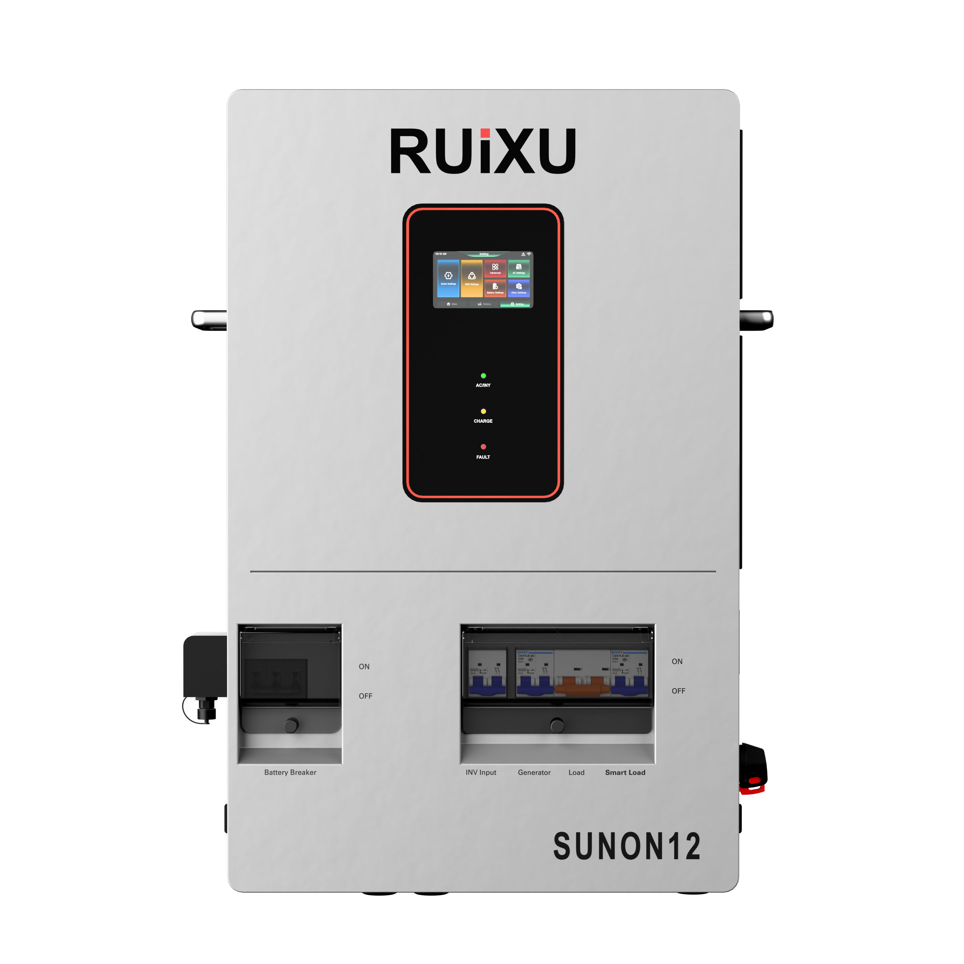 RUiXU SUNON12 Single/Split-Phase All-In-One Off-Grid Inverter - 12kW 120/240Vac