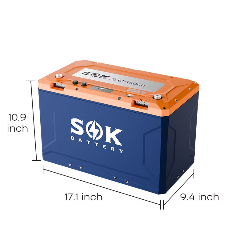 SK24V150PH | 24V150Ah Battery,Built-In Heater & Bluetooth, Victron CAN Comms