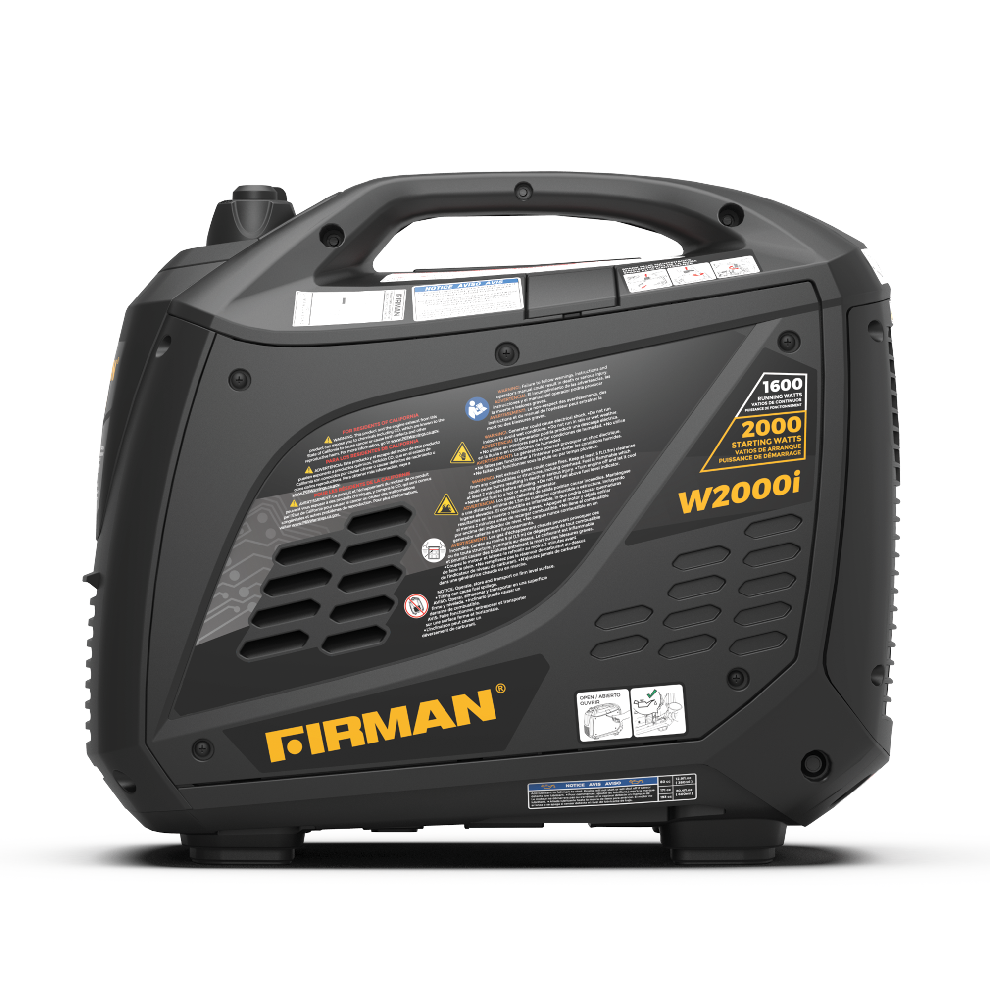 Inverter Portable Generator 2000/1600W Recoil Start