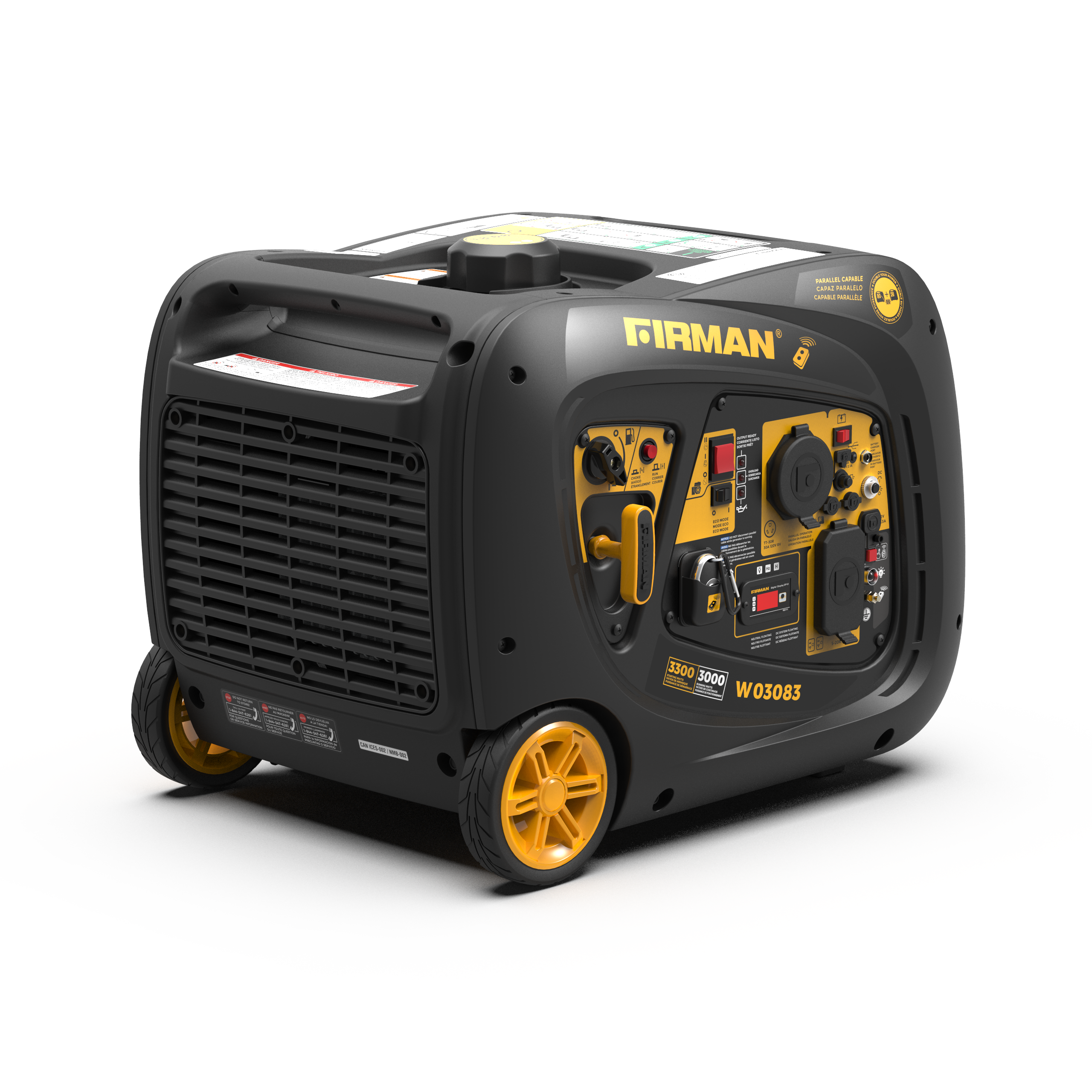 Inverter Portable Generator 3300/3000W Remote Start
